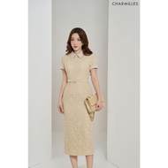 ZEN CHARMILLES DRESS WITH WAIST BELT 24MD295KE