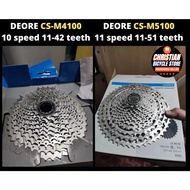Shimano DEORE Cassette Cogs M4100 11-42 teeth 10 speed  / M5100 11-51 teeth 11 speed