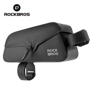 【มาถึงใน 3 วัน】ROCKBROS Cycling Top Tube Bag 0.6L/0.9L Magnetic Waterproof  Bicycle Frame Bag Large 