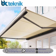 awning gulung kanopi lipat 1,5 Meter Bahan Kain Premium Bergaransi