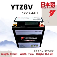 YTZ8 YTZ8V YTX7L BATTERY GEL YOKOHAMA REBEL 500 CM12 ZZR KLX150 R25 XMAX 250 DZM200 CBR250 NX250 BAT