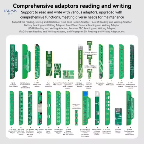 JCID V1S Plus Smart Analysis Diagnostics Programmer for 16 15 14 13 12 Series Face ID Camera Battery