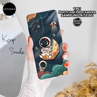 Latest Samsung A72 5G Case - Astronaut Fashion Case - Samsung A72 5G Softcase - Pro Camera Case - La