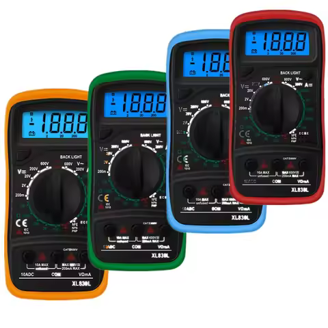 XL830L digital multimeter, capacitance meter, Esr meter tester, automotive electrical Dmm transistor