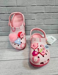 SANDAL CROCS LOOPY WOMENS/SANDAL LOOPY PINK WANITA