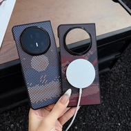 Magnetic Retro Leather Case Casing for Honor Magic V6 V5 V3 Shockproof Back Casing