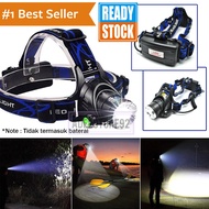 High Power Headlamp LED Cree Lampu Senter Kepala Outdoor Adventure Survival Camping Penjelajahan Ala
