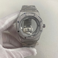 41MM Stainless Steel Watch Case Strap Kit Sapphire Glass Case for NH35/NH36/4R36 Movement