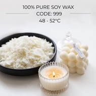 1kg - 100% Pure Natural Soy Wax Code 999/1kg - 100% Kod Lilin Soya Asli Tulen 999