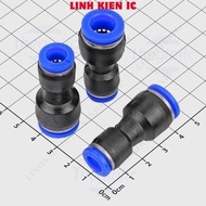 [5 Pieces]- PG10-8 Linhkien IC 10-8mm Pipe Pneumatic Connector