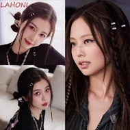 CURTES 2/4/6pcs/set Hair Braid Tubes, Hollow Out Hair Braiding Silver Round Hairclasp, Hair Accessor