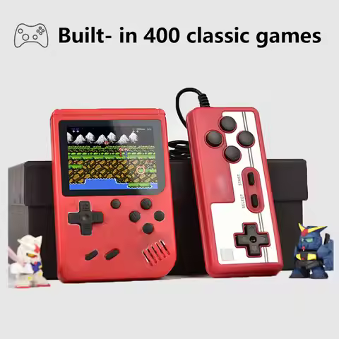 Retro Mini Video Game Console Portable 8-Bit Handheld Player Games AV Output Compatible with Gameboy