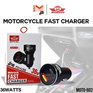 HONDA ADV 150 Fast Charger 36 Wats Motor/Car/Ebikes Charger USB Type C Fast Charger Mokoto