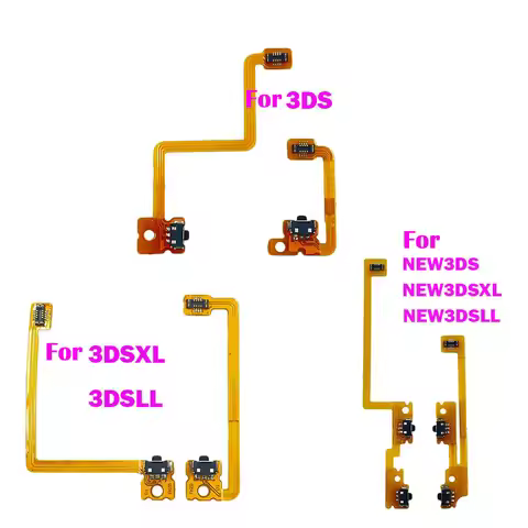 1SET For New3DS & New3DS LL 2015 L/R Flex Cable for Nintendo 3DS XL LL 2012 Left Right Switch Should