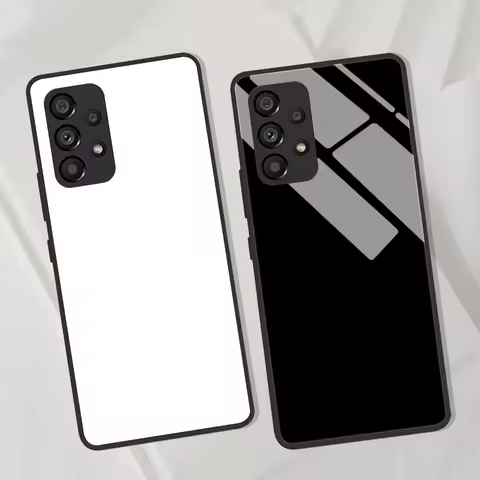 Tempered Glass Phone Case For Samsung Galaxy A33 A53 5G Cover A73 A13 A23 A32 A52 A52S A72 A42 4G 5G