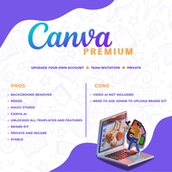 Canva Premium | Suitable for graphic design, presentation, and art | Express Your Creativity - C4