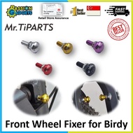 Mr. Tiparts Front Wheel Fixer Screw for Birdy M5 x 18 Bike Accessories Screws Gold Black Purple Yellow Red 20inch 18inch