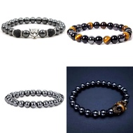 Man Woman Bracelet Hand Jewelry Magnet Beaded Bracelet [BF BJ BL BN]