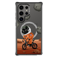 HI-SHIELD Stylish Magsafe Shockproof Case รุ่น Space Pug [SAMSUNG S24 Ultra  S25 Ultra] - เคสแม่เหล็