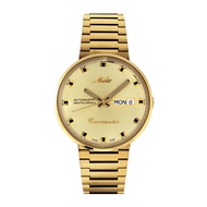 Jam Tangan Pria MIDO Commander 1959 M842932223 Gold Dial Yellow Gold 