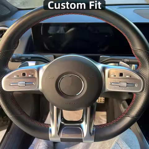 Car Steering Flat Wheel Lower Trim Cover For Mercedes Benz AMG 2019-2020 Sport A W177 B W247 C W205 