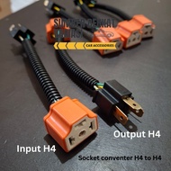 H4 Converter Socket H4 to H4 Type Light Socket
