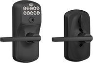 Schlage FE595 PLY 622 LAT Keypad Entry with Flex Electronic Lock, Matte Black
