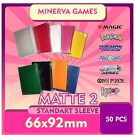 Novice Card Sleeve TCG Standard 66 x 92mm Pokemon MTG Digimon MATTE 2