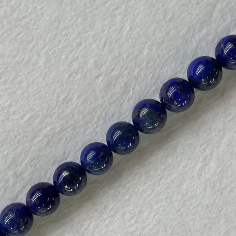 Beads Lapis Lazuli Natural Lapis Lazuli Natural Stone Beads round Loose 15'' Various Sizes for DIY J