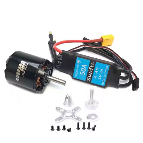 SURPASS HOBBY C3548 2826 3548 790KV 900KV 1100KV Brushless Motor 50A ESC for Airpalne Aircraft Multi