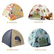 Tent-Shaped Pet House Hedgehog House Hamster House Guinea Pig Sleep Bed Hedgehog Sleep Bed