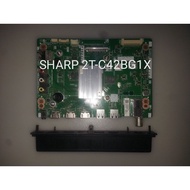 SHARP 2T-C42BG1X 2TC42BG1X TV MAIN BOARD KG985FM QPWBXG985WJN1 MAINBOARD ORIGINAL GENUINE MAIN BOARD