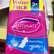 【3 X 14’s】Intimate Maxi Wing Night Use 蝶翼加厚型 Tuala Wanita Aliran Banyak