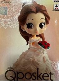 Belle迪士尼婚紗結婚 Qposket公仔