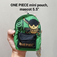 Keychain Zip Bag Chopper Rare Very Beautiful Work ONE PIECE mini pouch mascot 5.5" 2/69 Hanging Tag