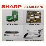SHARP LED TV LC-50LE275 LC-50LE275X 50LE275X 50LE275 LC50LE275 Power Board RUNTKB385WJQZ Main QPWBNG