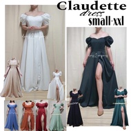 Claudette dress formal casual civil wedding minimalist