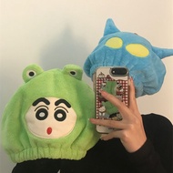 Cute Cartoon Crayon Shin-Chan Hair Drying Cap Coral Fleece Absorb Water Quick-Drying Pullover Headsc