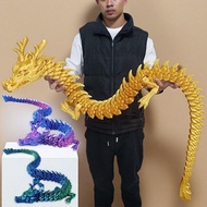 90/88/66 CM 3D Printed Articulated Dragon Model Large Size Chinese Style Dragon Toy Desktop Ornament