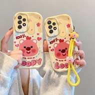 Casing Samsung A13 4G Casing Samsung A13 5G Casing Compatible With Cute Cartoon Cream Edge Soft Sili