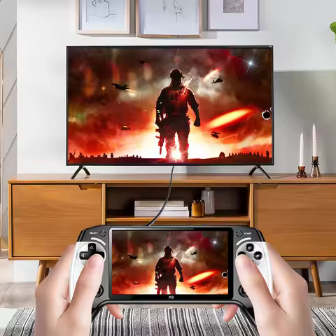 5.5 Inch Screen Handheld Game Console Type-C Charging Handheld Game Player Retro Video Game Player B