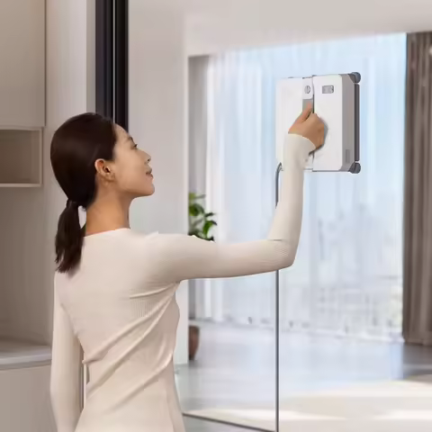 ECOVACS Smart Robot for Washing Windows WINBOT MINI2 Window Cleaning Robot 8000Pa Glass Vacuum Clean