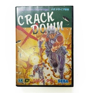 世嘉 SEGA MD Crack Down 日版 箱説齊 MEGA DRIVE game 中古 懷舊 電視遊戲