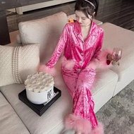 Korean Version Japanese Style Suit Women Thermal Pajamas Homewear Cool Jurassic Fairy Pure Desire Ro