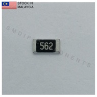 10PCS Taiwan-Grade 5.6k ±5%, 0805 SMD Resistor (562)