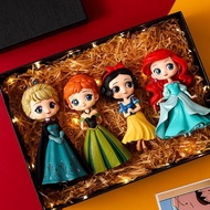 Frozen Princess Elsa Doll Anime Princess Elsa Anna Super Cute Girl Gift Figure Car Holiday Gift Orna
