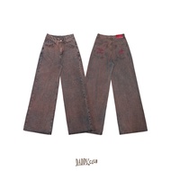 DADDYCLUB | Daddy Club Member Jeans กางเกงยีนส์ขากระบอกใหญ่ สุดเท่