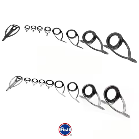 Original Fuji Guide Set KL SPIN Stainless Steel Frame for Bass Seabass Salt Water Light Spin Fishing