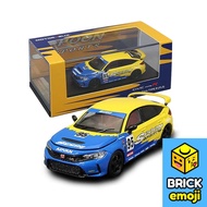 Motorhelix M65302 Honda Civic Type R FL5 Spoon #95 w/ Spoon SW388 Wheels 1/64 Đồ chơi mô hình xe hơi