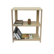 closeofficalshop Multipurpose Wooden Shelf 2 Levels CH4016-2 Size L30*L60*H70 Cm. Maple Color Good Q